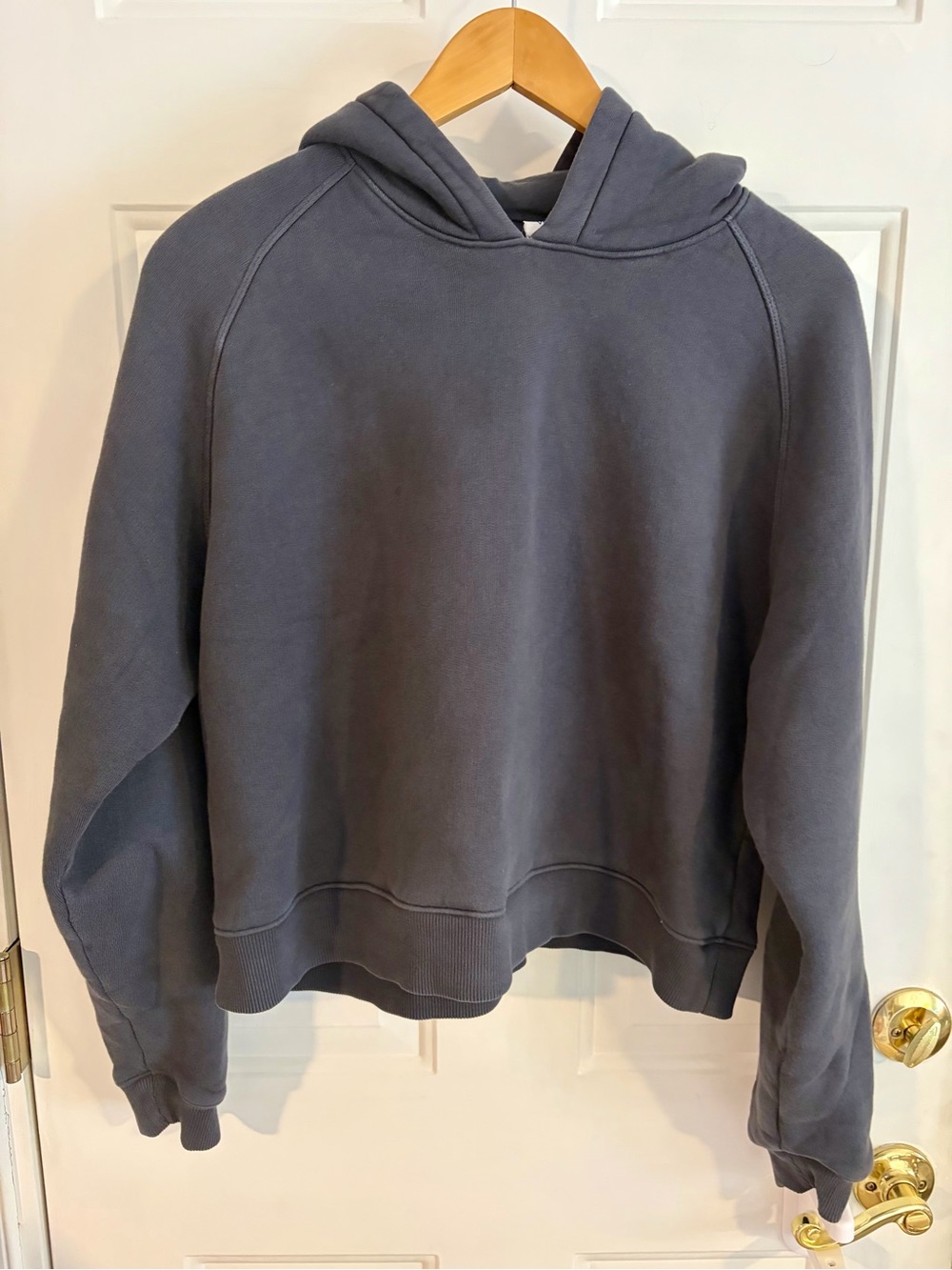 Outdoor Voices Women's Hooded Pullover - Charcoal Gray